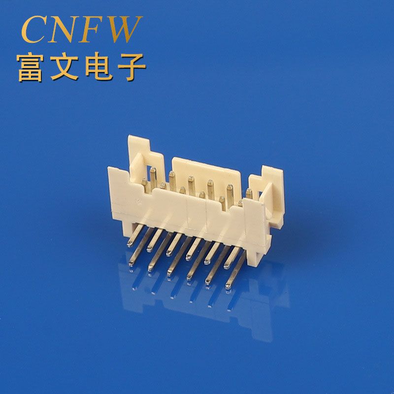 PHD雙扣彎針 定位雙排連接器 90度插座